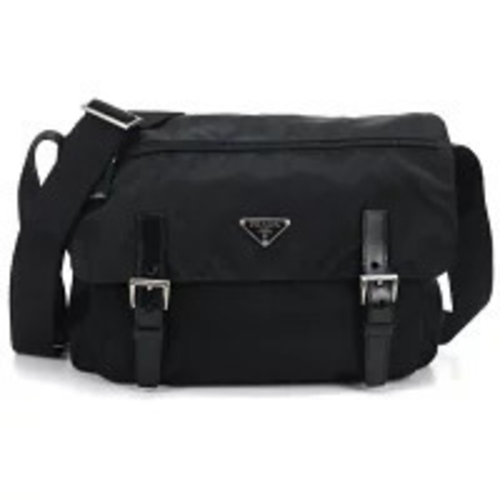 Prada Tessuto Crossbody Bag Black